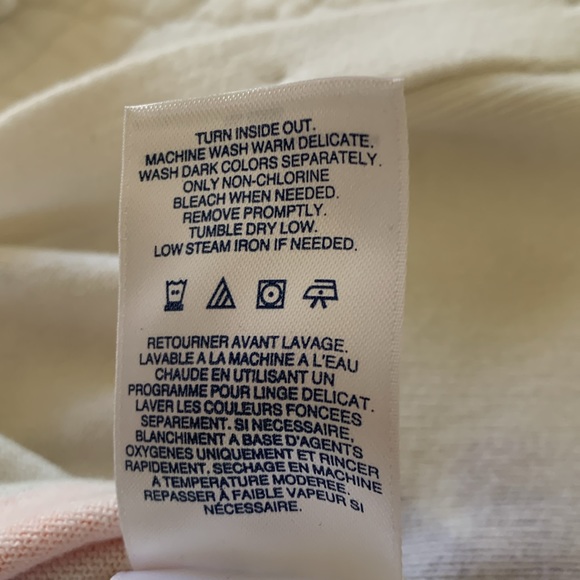 Lands’End Cardigan button up sweater with beautiful floral accents in size M - Picture 7 of 10